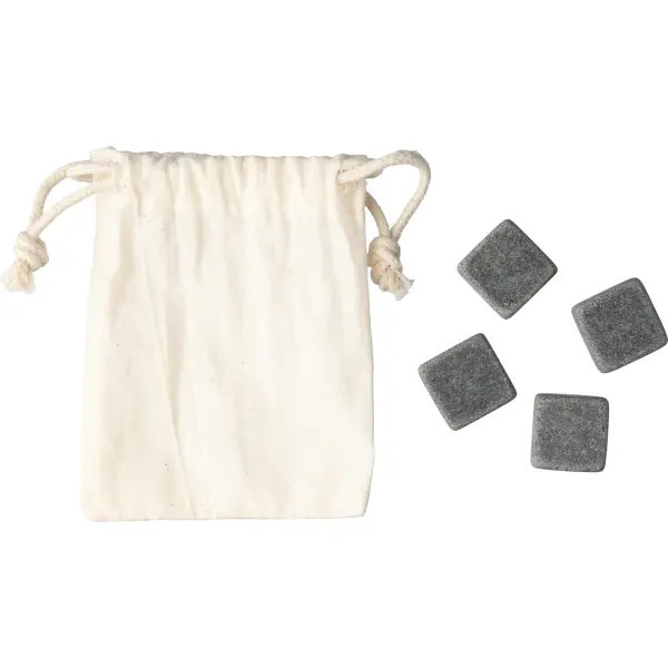 Set di 4 cubetti in pietra naturale riutilizzabili - Immagine 3