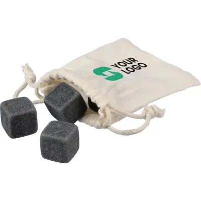 Set di 4 cubetti in pietra naturale riutilizzabili - Immagine 4