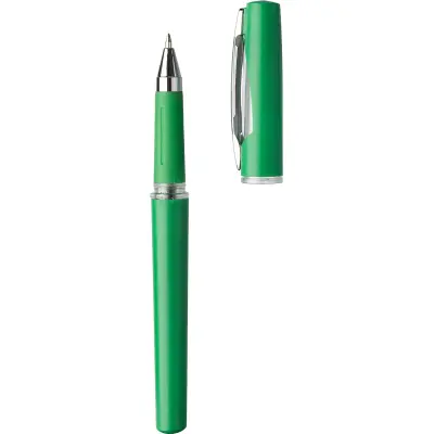 Penna roller in ABS con refill gel nero Karin - Immagine 4