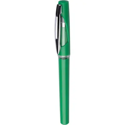 Penna roller in ABS con refill gel nero Karin - Immagine 5