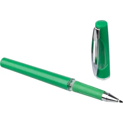 Penna roller in ABS con refill gel nero Karin - Immagine 3