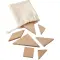 Puzzle tangram in legno naturale Ulrike - Anteprima 1