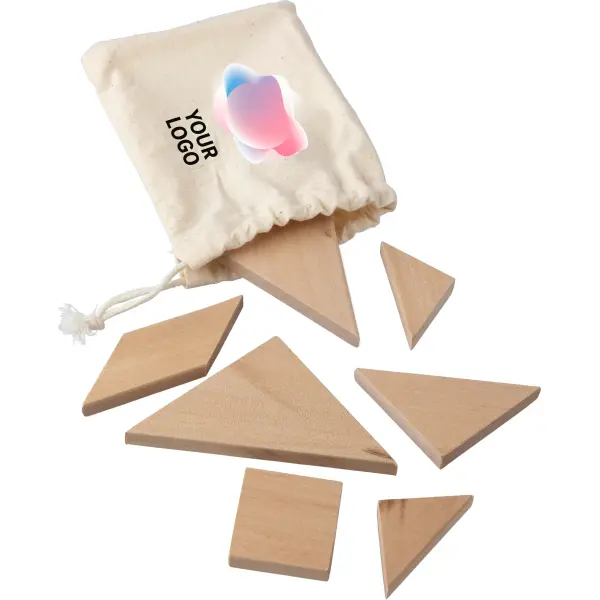 Puzzle tangram in legno naturale Ulrike - Immagine 2