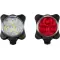 Luci da bici ELISABETH 3 LED promozionale - Anteprima 9