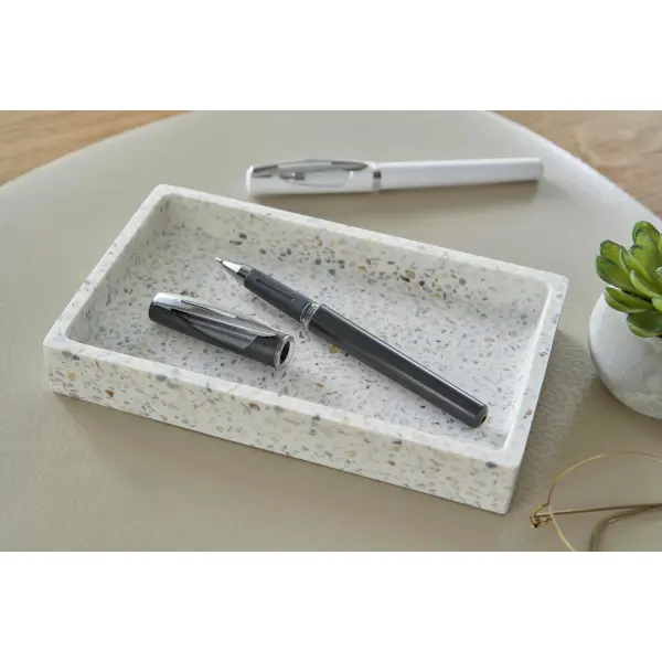 Penna roller in ABS con refill gel nero Karin - Immagine 10