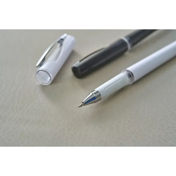 Penna roller in ABS con refill gel nero Karin - Immagine 6