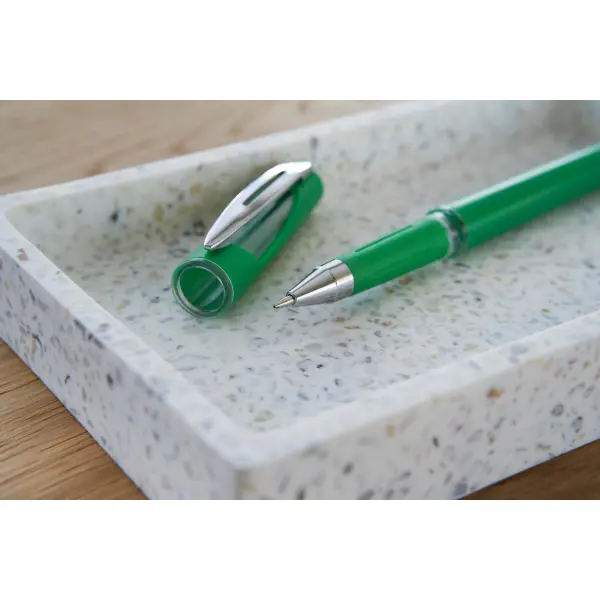 Penna roller in ABS con refill gel nero Karin - Immagine 9