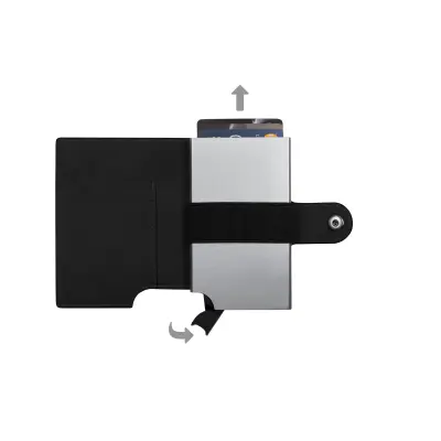 Porta carte WALLY alluminio personalizzato - Immagine 3