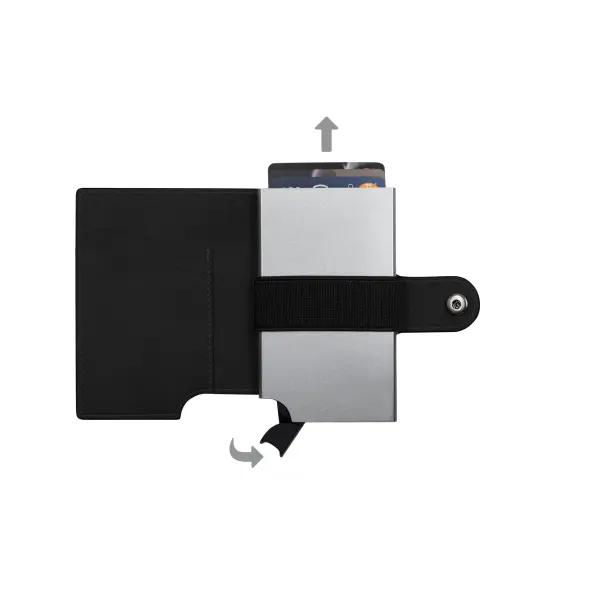 Porta carte WALLY alluminio personalizzato - Immagine 3
