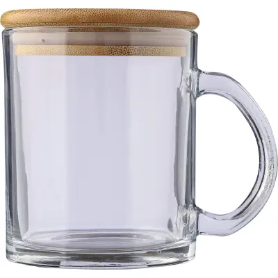 Tazza in vetro ASHLEY 300 ml con stampa - Immagine 1