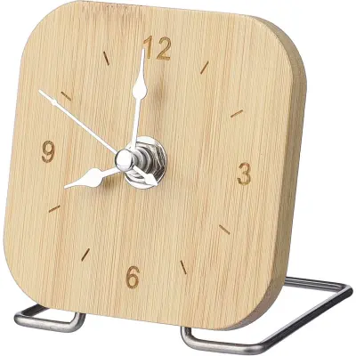 Orologio da tavolo JENNY in bambù personalizzato - Immagine 1