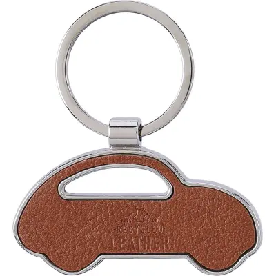 Portachiavi auto JOAN in pelle riciclata personalizzato