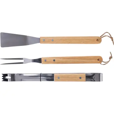 Set da barbecue KAITLYN in acciaio inox personalizzato - Immagine 5