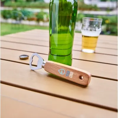 Apribottiglie in legno Travis - Immagine 2