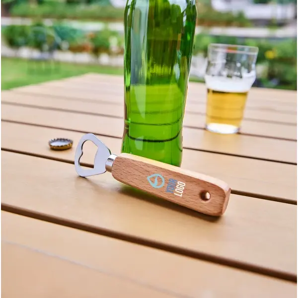 Apribottiglie in legno Travis - Immagine 2