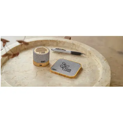 Caricabatterie wireless in bamboo Moses - Immagine 4