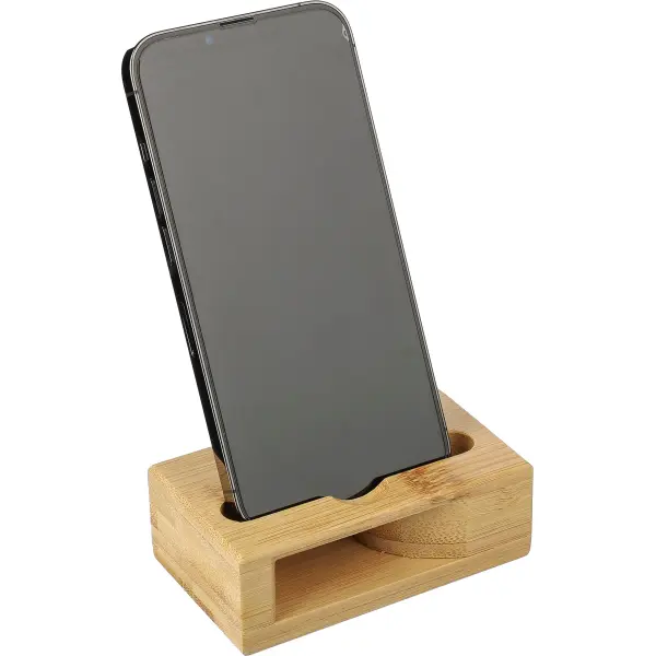 Supporto telefono BAMBOO amplificatore sonoro personalizzato - Immagine 4
