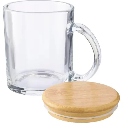 Tazza in vetro ASHLEY 300 ml con stampa - Immagine 5