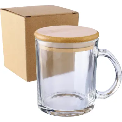 Tazza in vetro ASHLEY 300 ml con stampa - Immagine 7