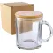 Tazza in vetro ASHLEY 300 ml con stampa - Anteprima 7