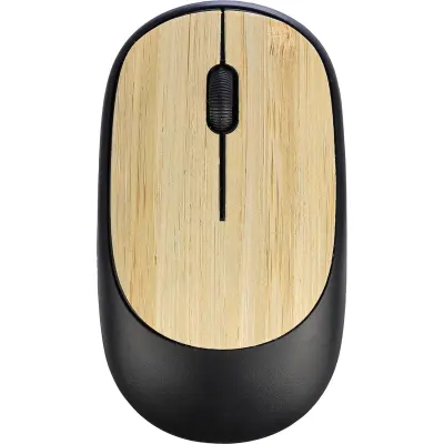 Mouse wireless EILEEN in ABS con bambù personalizzato - Immagine 6