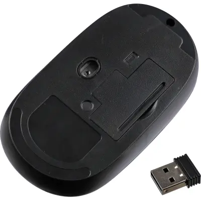 Mouse wireless EILEEN in ABS con bambù personalizzato - Immagine 3