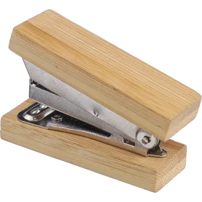 Cucitrice mini GORDON in bambù con stampa logo - Immagine 2