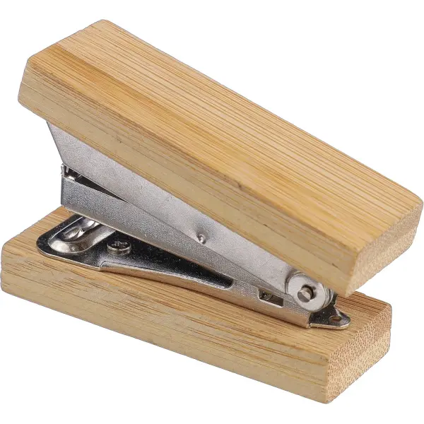 Cucitrice mini GORDON in bambù con stampa logo - Immagine 2