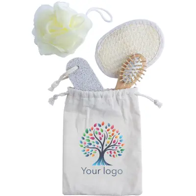 Set da bagno JEAN in cotone personalizzato con stampa - Immagine 2