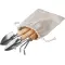 Set attrezzi da giardino JEANETTE in legno, logo - Anteprima 1