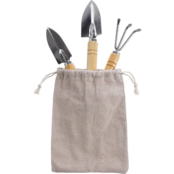 Set attrezzi da giardino JEANETTE in legno, logo - Immagine 4