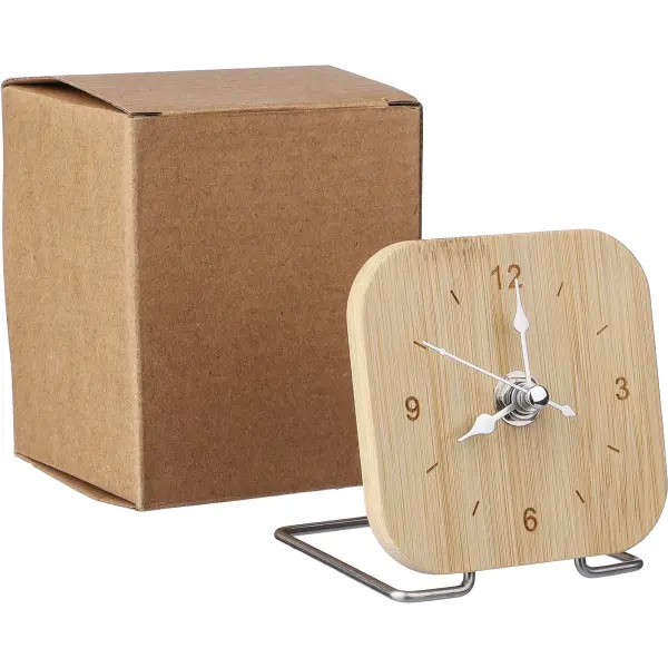 Orologio da tavolo JENNY in bambù personalizzato - Immagine 7