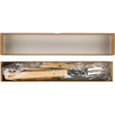 Set da barbecue KAITLYN in acciaio inox personalizzato - Immagine 4