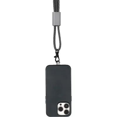 Porta telefono LANY lanyard riciclato personalizzato - Immagine 5