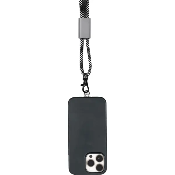 Porta telefono LANY lanyard riciclato personalizzato - Immagine 5