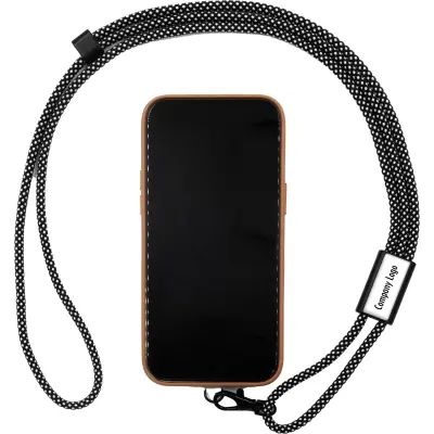 Porta telefono LANY lanyard riciclato personalizzato - Immagine 2