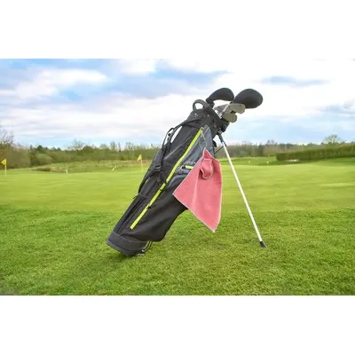 Asciugamano da golf IDRIS rPET 31x31 cm personalizzato - Immagine 6