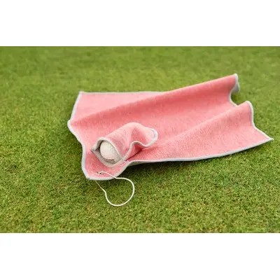 Asciugamano da golf IDRIS rPET 31x31 cm personalizzato - Immagine 7