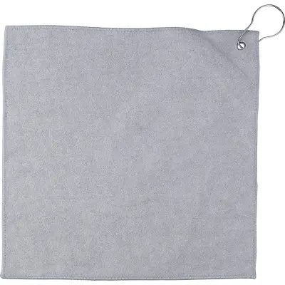 Asciugamano da golf IDRIS rPET 31x31 cm personalizzato - Immagine 2