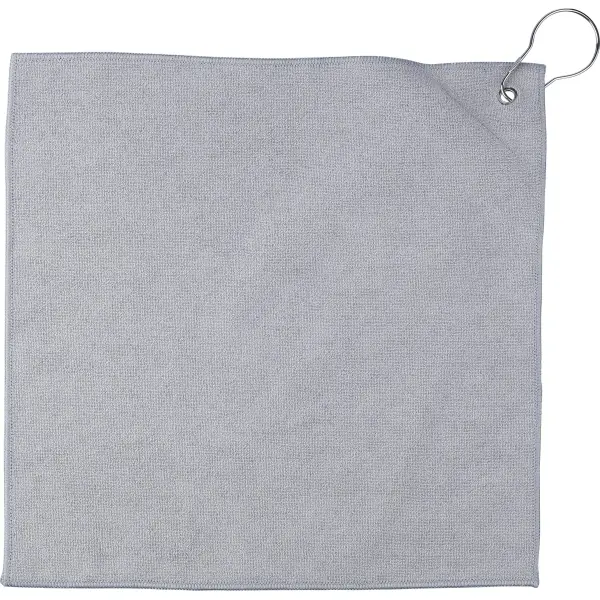Asciugamano da golf IDRIS rPET 31x31 cm personalizzato - Immagine 2