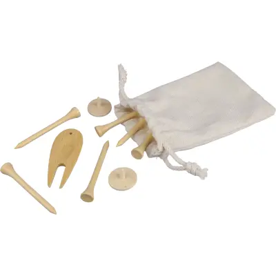 Set tee da golf NYSSA in legno promozionale