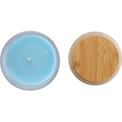Candela Riven vetro coperchio bambù personalizzabile - Immagine 3