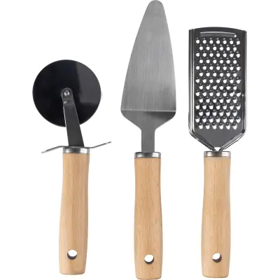 Set utensili cucina SYLVAN in legno personalizzabile - Immagine 5