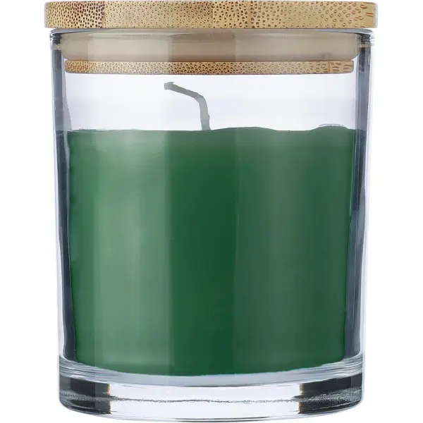 Candela Riven vetro coperchio bambù personalizzabile - Immagine 14