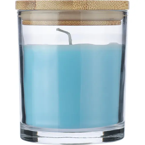 Candela Riven vetro coperchio bambù personalizzabile - Immagine 13