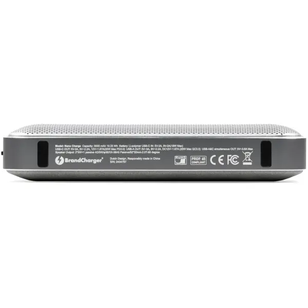 Speaker wireless NANO CHARGE 5000 mAh personalizzato - Immagine 4