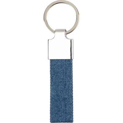Portachiavi in denim ENZI personalizzato con logo - Immagine 5