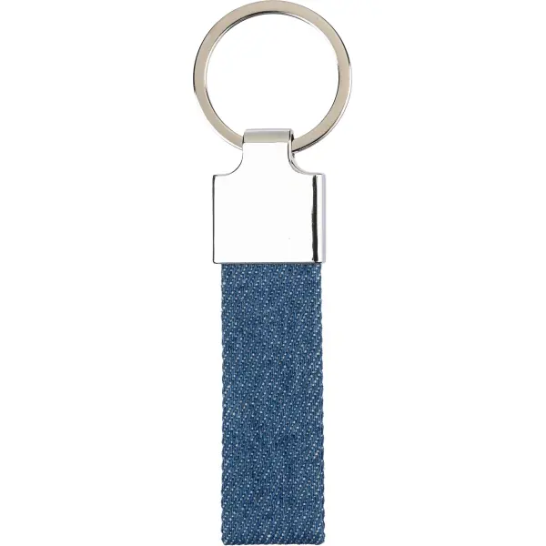 Portachiavi in denim ENZI personalizzato con logo - Immagine 5