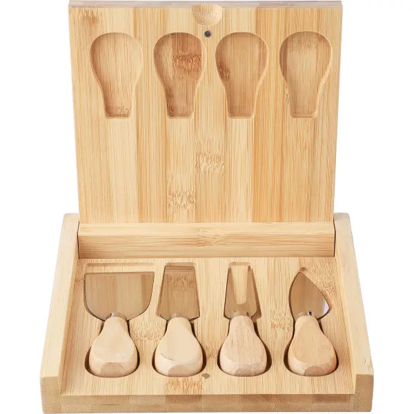 Tagliere formaggio ZEA in bambù 21,5x43,5x1,95 cm - Immagine 9