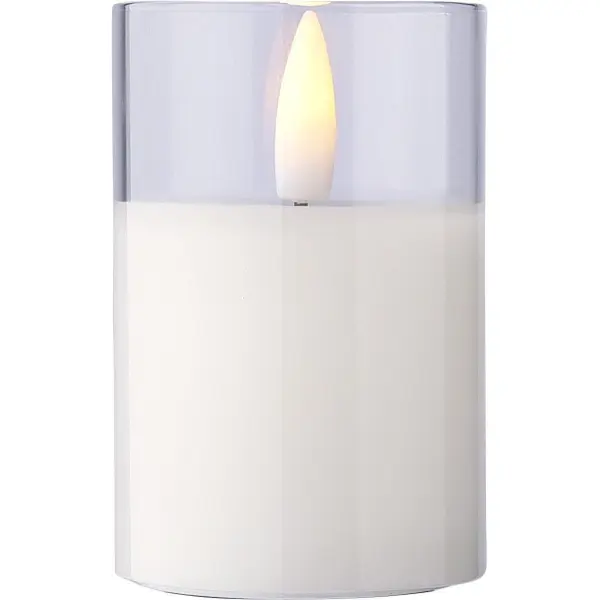 Candela LED SERIN in cera con effetto fiamma - Immagine 8